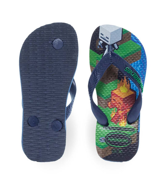 Boy's Flip Flops Havaianas Minecraft 4145125 0555 - ΜΠΛΕ | Parex