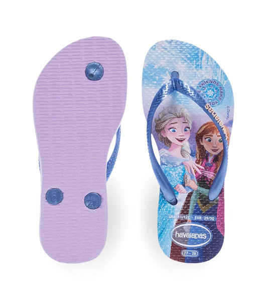 Girls Flip Flops Havaianas Frozen 4123328 0397
