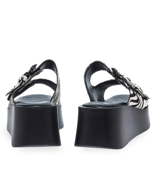 Womens Leather Flatforms Exe U419A827711I