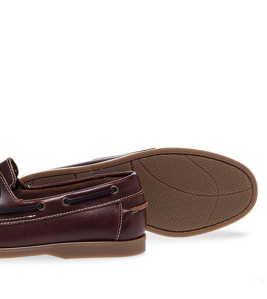 Mens Leather Boat Shoes Ace W1884
