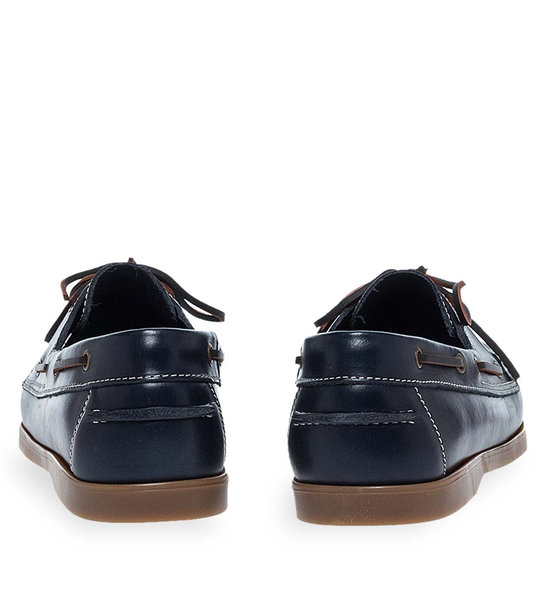 Mens Leather Boat Shoes Ace W1884