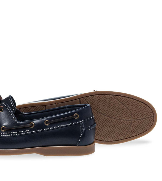 Mens Leather Boat Shoes Ace W1884