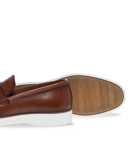 Mens Leather Loafers Renato Garini U56V2122532