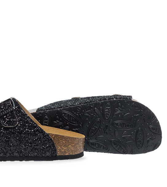 Womens Leather Sandals Plakton 340010 Negro 30