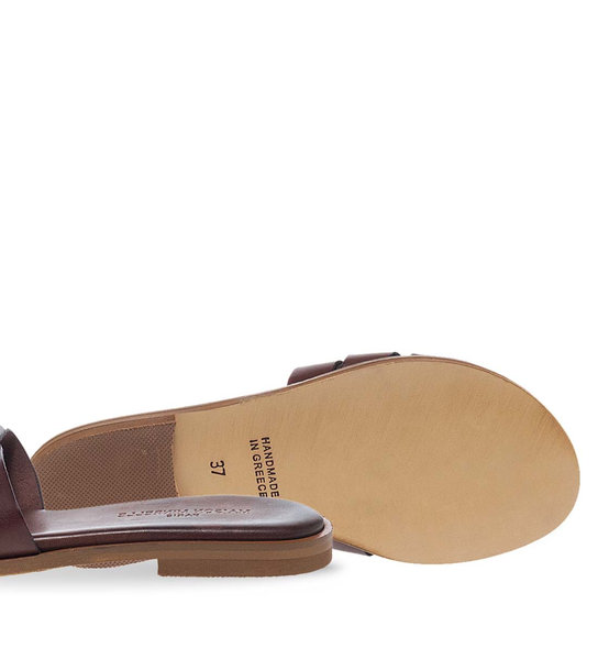 Womens Leather Sandals Maison Minrelle 11531092