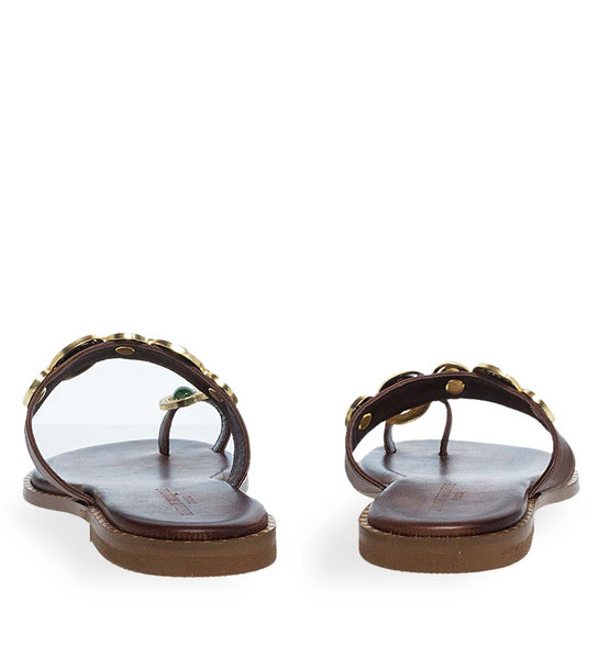 Womens Leather Sandals Maison Minrelle 11531260