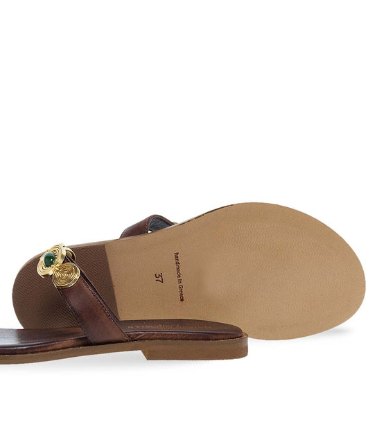 Womens Leather Sandals Maison Minrelle 11531260