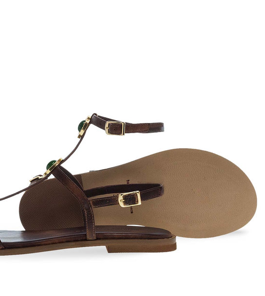 Womens Leather Sandals Maison Minrelle 11531261