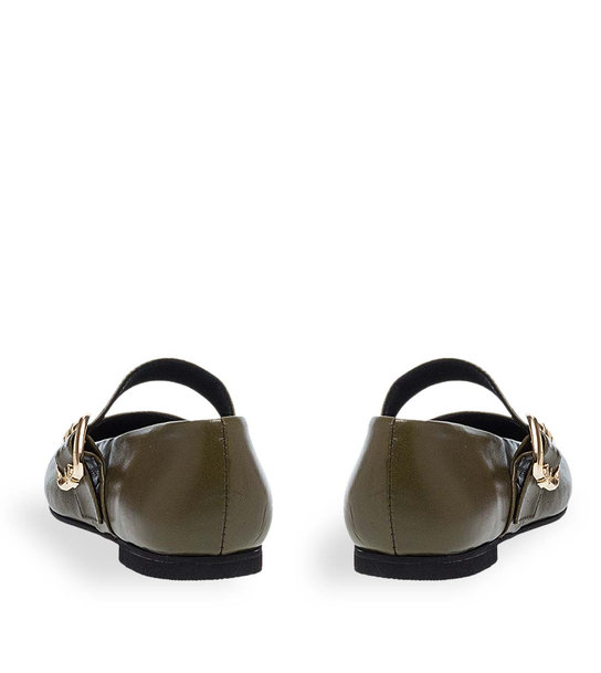 Womens Leather Ballerinas Maison Minrelle 10432014