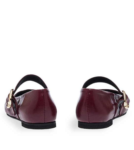 Womens Leather Ballerinas Maison Minrelle 10432014