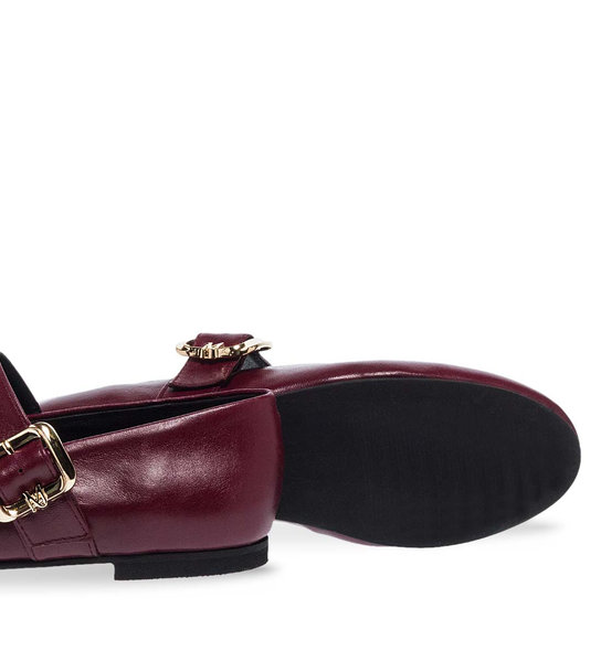 Womens Leather Ballerinas Maison Minrelle 10432014