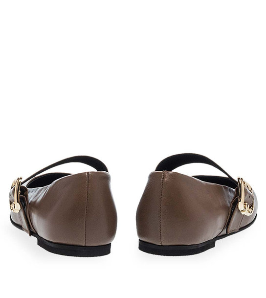 Womens Leather Ballerinas Maison Minrelle 10432014