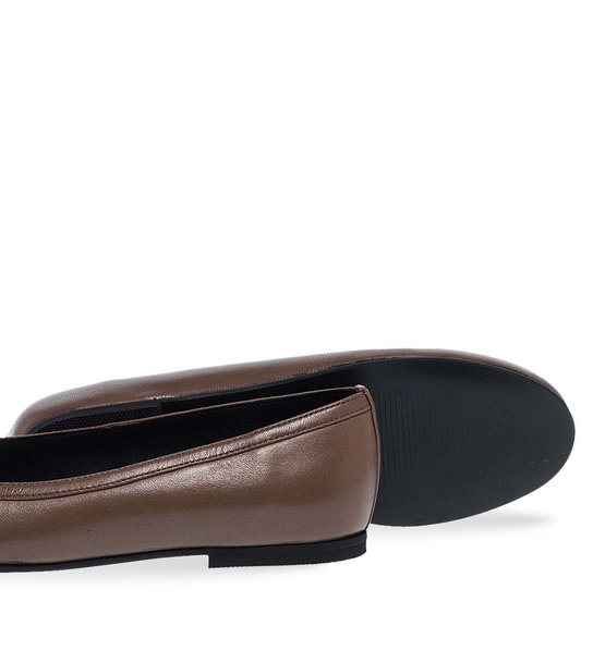 Womens Leather Ballerinas Maison Minrelle 10432015