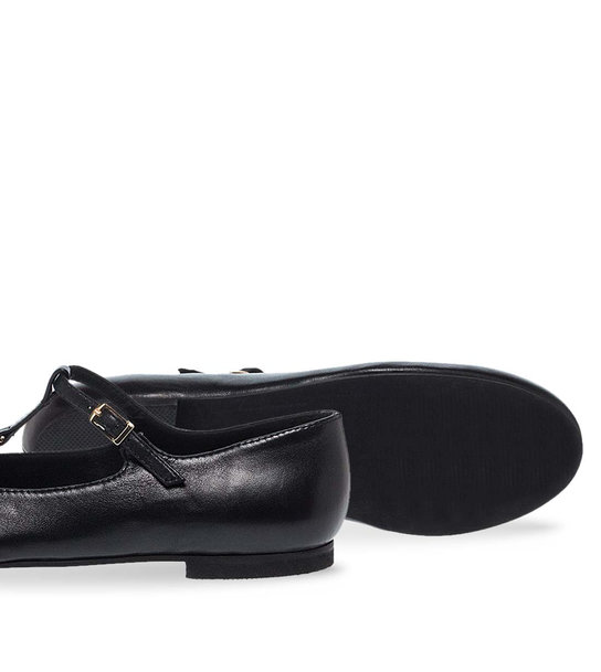 Womens Leather Ballerinas Maison Minrelle 10432018