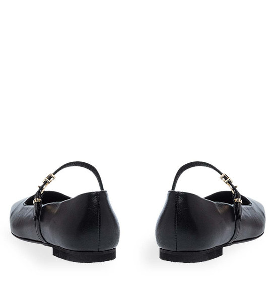Womens Leather Ballerinas Maison Minrelle 10432021