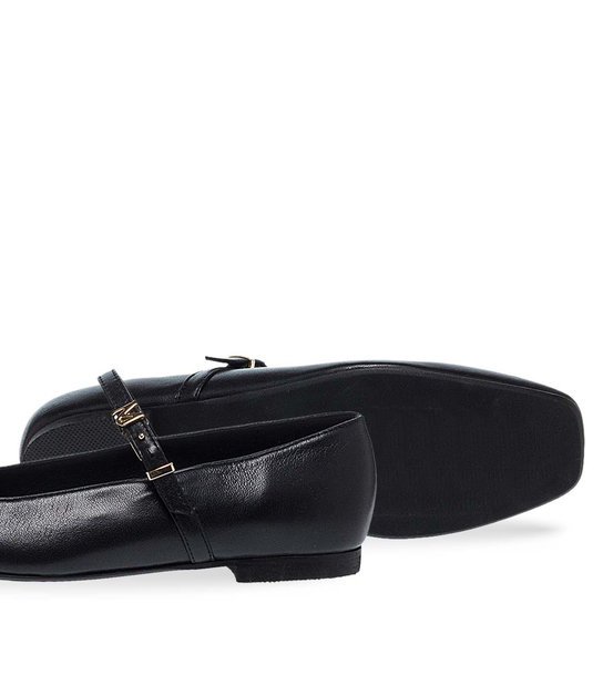 Womens Leather Ballerinas Maison Minrelle 10432021