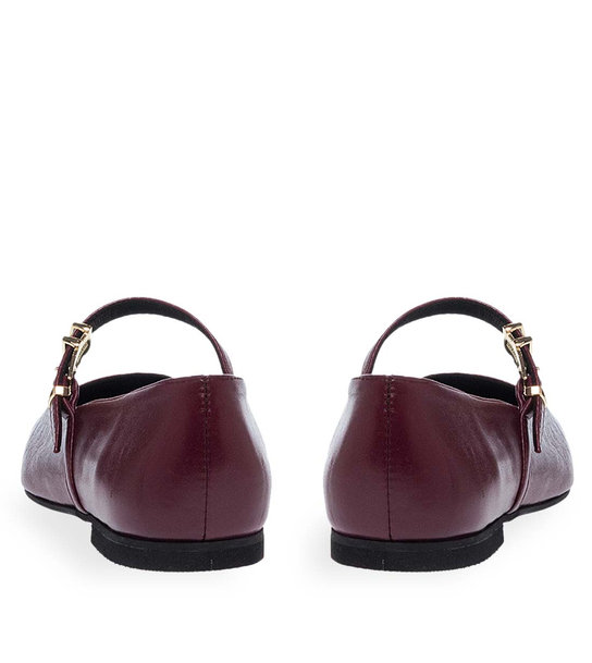 Womens Leather Ballerinas Maison Minrelle 10432021