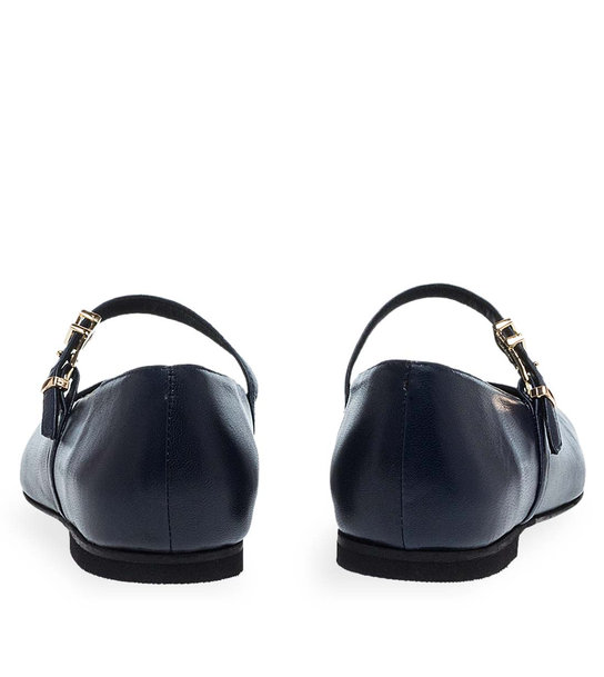 Womens Leather Ballerinas Maison Minrelle 10432021