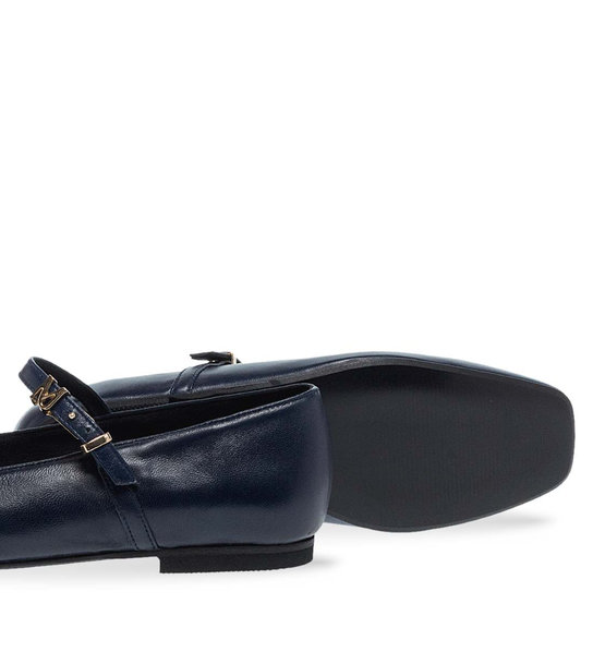 Womens Leather Ballerinas Maison Minrelle 10432021