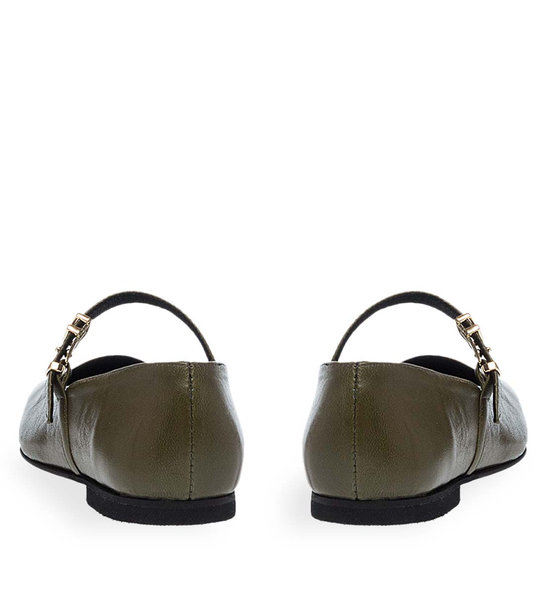 Womens Leather Ballerinas Maison Minrelle 10432021