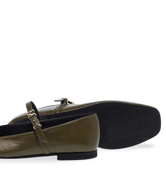 Womens Leather Ballerinas Maison Minrelle 10432021