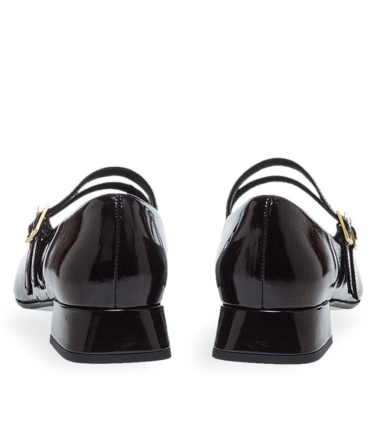 Womens Leather Mary Jane Shoes Maison Minrelle 10632091