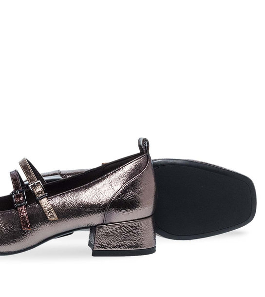Tamaris Damen Pomp voor dames met riem 1-22318-43, mat zwart, maat 5 UK