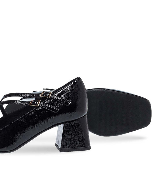 Womens Leather Mary Jane Shoes Maison Minrelle 13232014