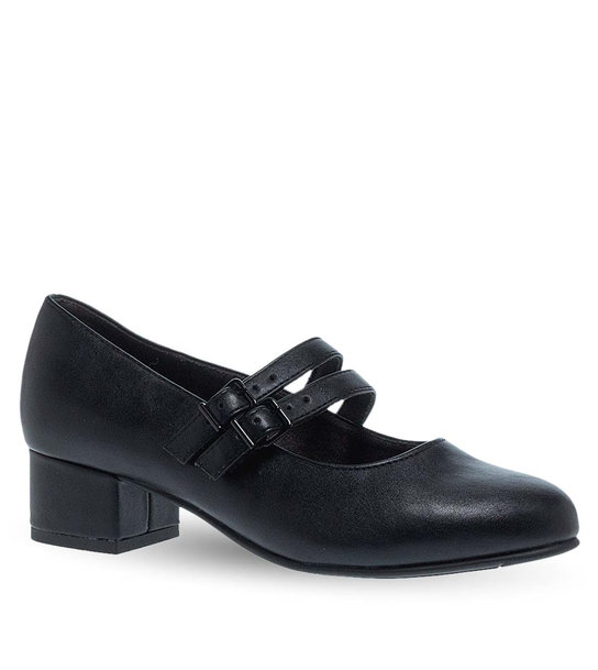Jane Women's Mary Jane Shoes Jana Softline 8-24366-45 022 - ΜΑΥΡΟ | Parex