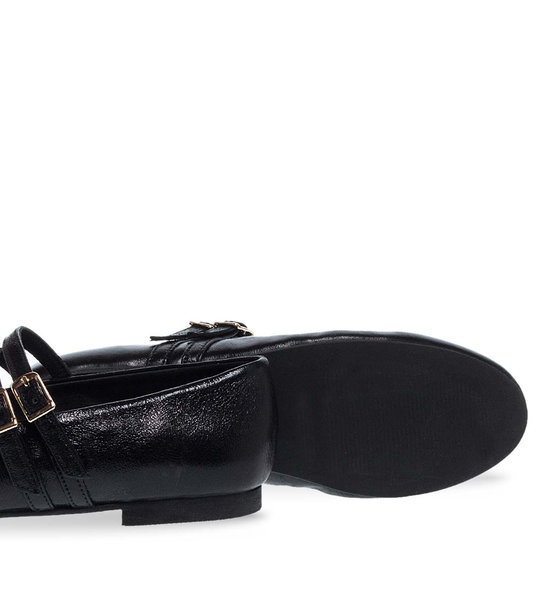 Womens Leather Ballerinas Maison Minrelle 10432010