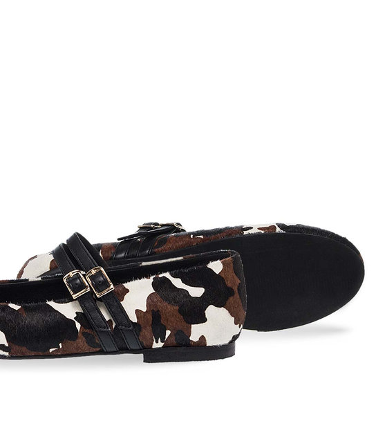 Womens Leather Ballerinas Maison Minrelle 10432036