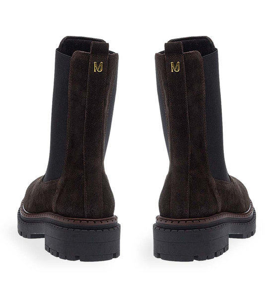 Womens Leather Ankle Boots Maison Minrelle 10332146