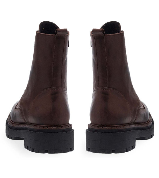 Womens Leather Ankle Boots Maison Minrelle 10332150