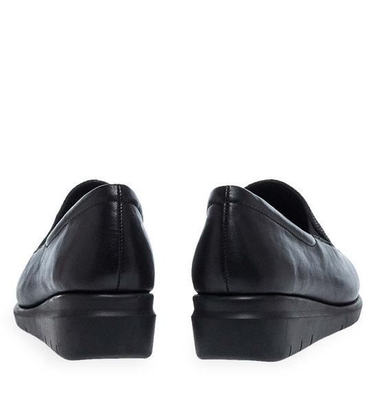 Womens Leather Slip On Shoes Parex 12932005