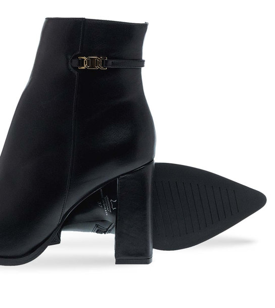 Womens Leather Ankle Boots Maison Minrelle 10332354