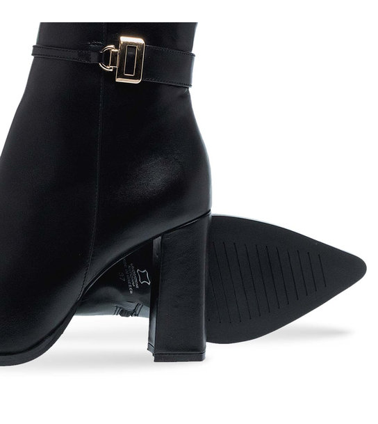 Womens Leather Ankle Boots Maison Minrelle 10332355