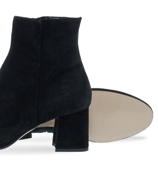 Womens Leather Ankle Boots Maison Minrelle 10332358