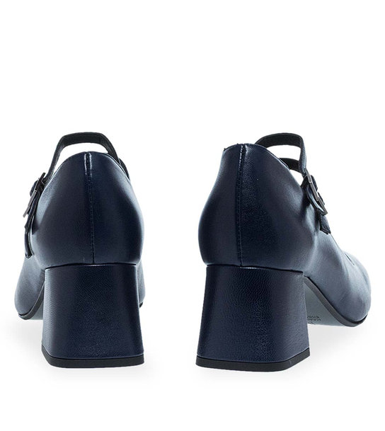 Womens Leather Mary Jane Shoes Maison Minrelle 13232009
