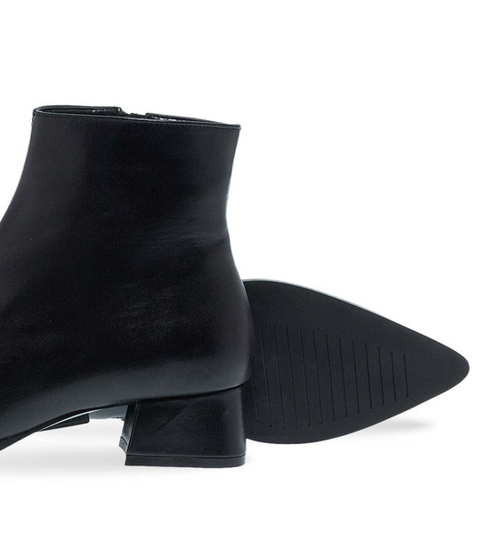 Womens Leather Ankle Boots Maison Minrelle 10332353