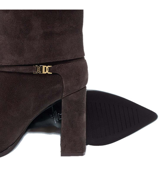 Womens Leather Ankle Boots Maison Minrelle 10332356