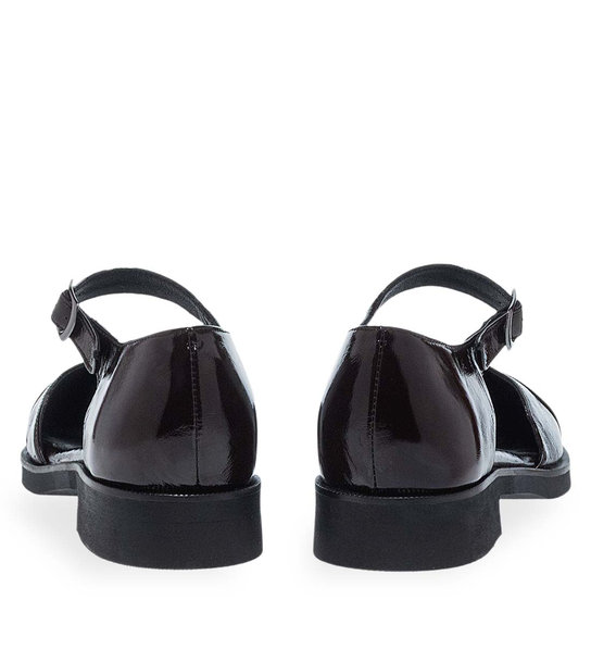 Womens Leather Mary Jane Shoes Maison Minrelle 13232017