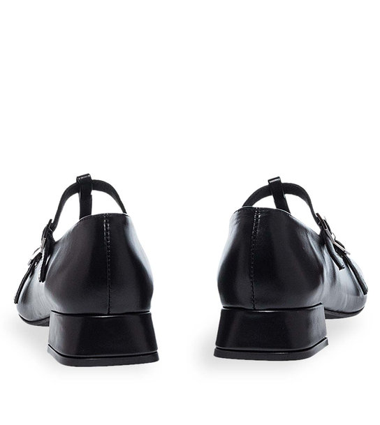 Womens Leather Mary Jane Shoes Maison Minrelle 13232019
