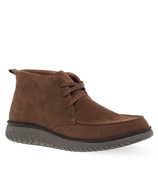 Men's Leather Boots Clarks 26184689 ΚΑΦΕ Parex