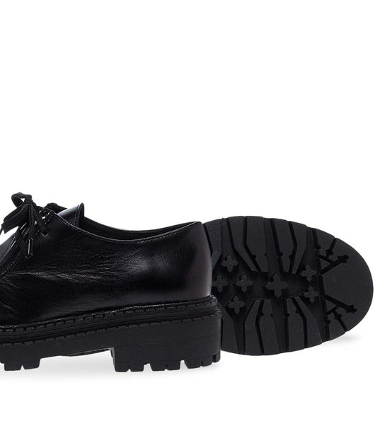 Womens Leather Oxford Shoes Maison Minrelle 11132029