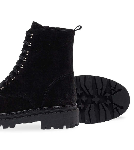 Womens Leather Ankle Boots Maison Minrelle 10332149