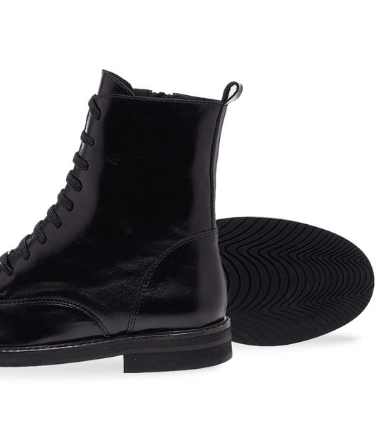 Womens Leather Ankle Boots Maison Minrelle 10332210