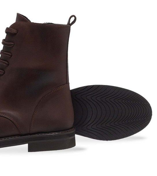 Womens Leather Ankle Boots Maison Minrelle 10332210