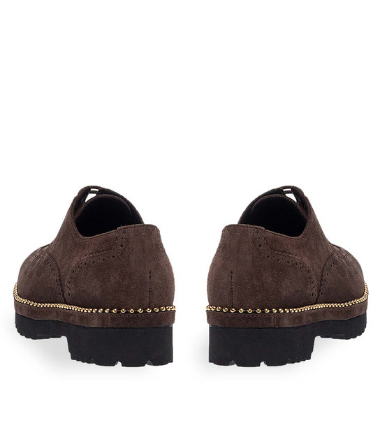 Womens Leather Oxford Shoes Maison Minrelle 11132024