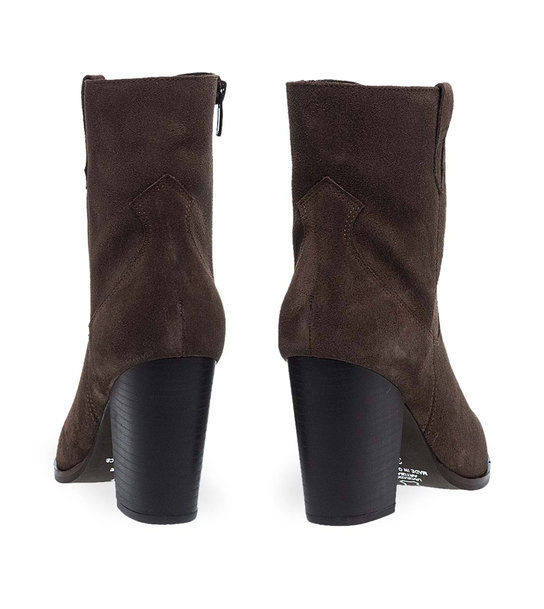 Womens Leather Ankle Boots Maison Minrelle 10332360