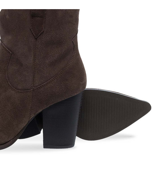 Womens Leather Ankle Boots Maison Minrelle 10332360